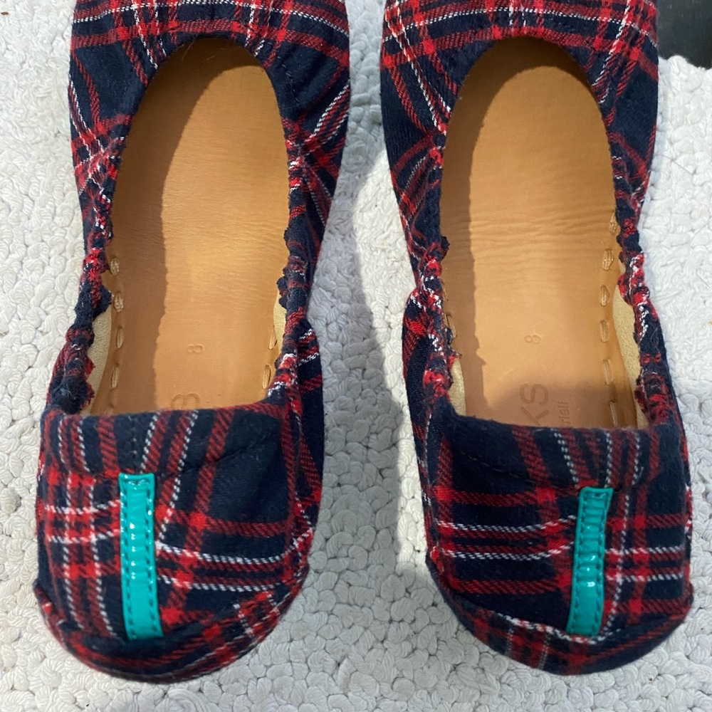 Tieks Heritage Plaid foldable flats 8